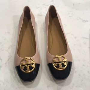 Tory Burch Chelsea Cap Toe Ballet Flats
